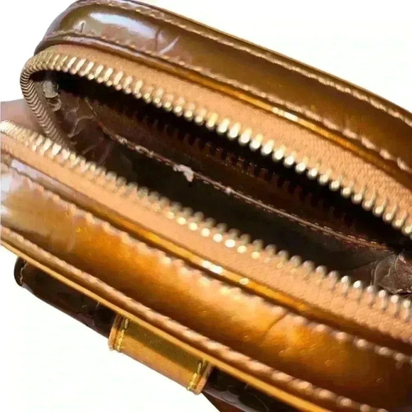 Louis Vuitton Authentic Vernis Christie PM Bronze Patent Leather Crossbody Bag - Picture 15 of 15